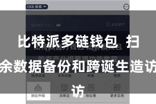 比特派多链钱包  扫余数据备份和跨诞生造访