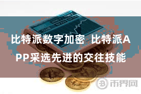 比特派数字加密  比特派APP采选先进的交往技能