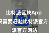 比特派区块App  您只需要赶赴比特派官方网站